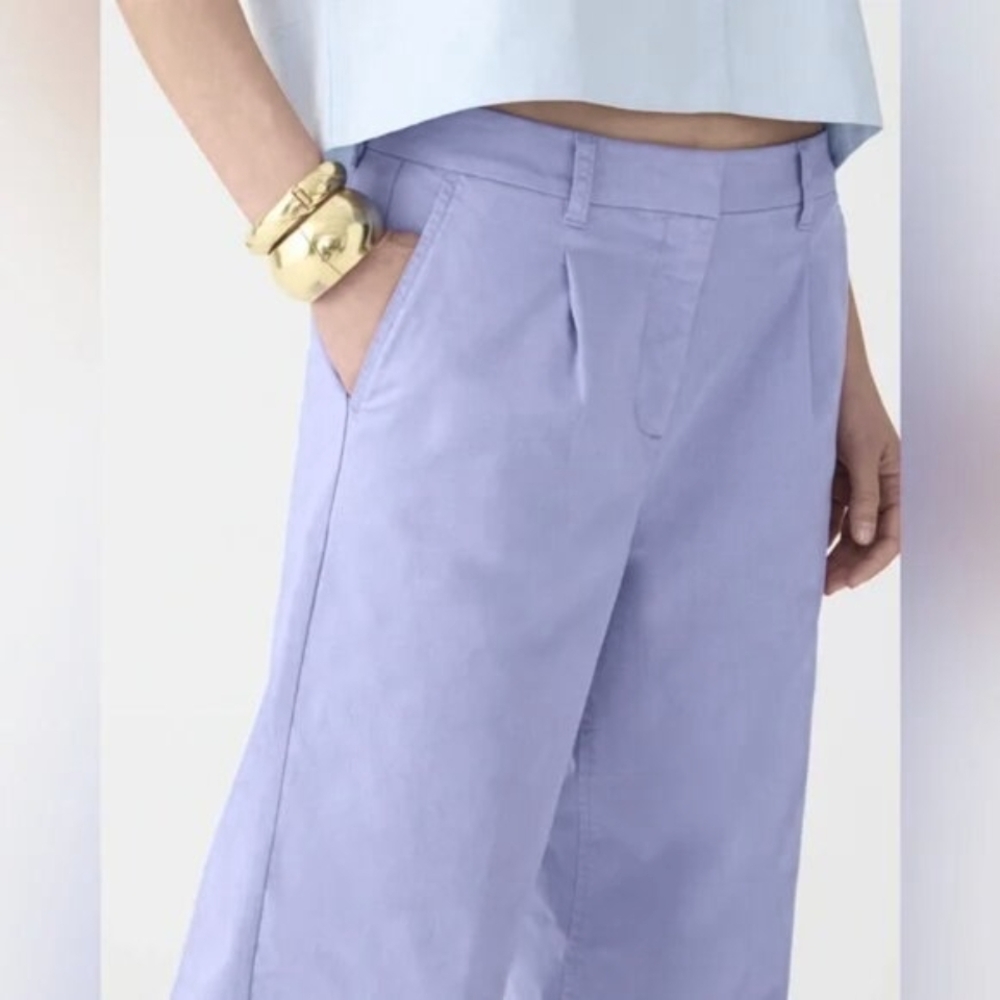Pleated capeside chino pant